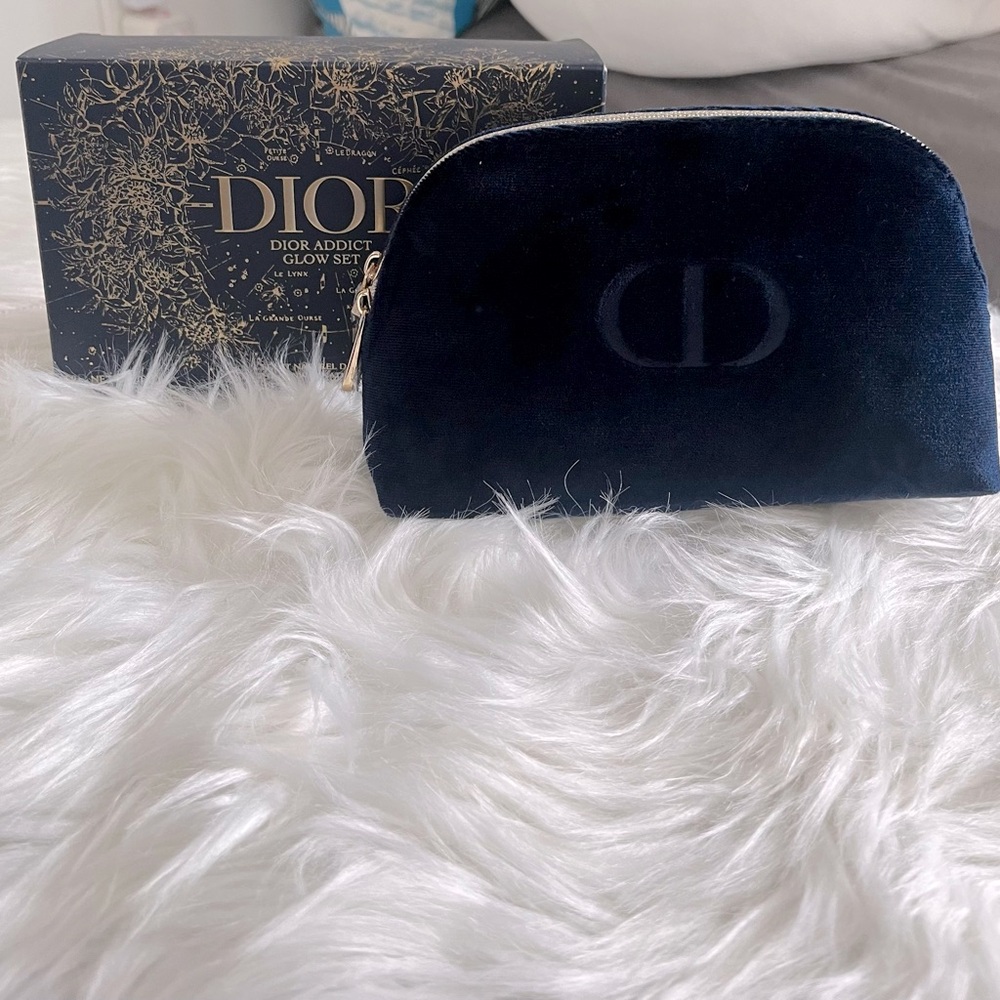 Brand New CD beauty pouch with box